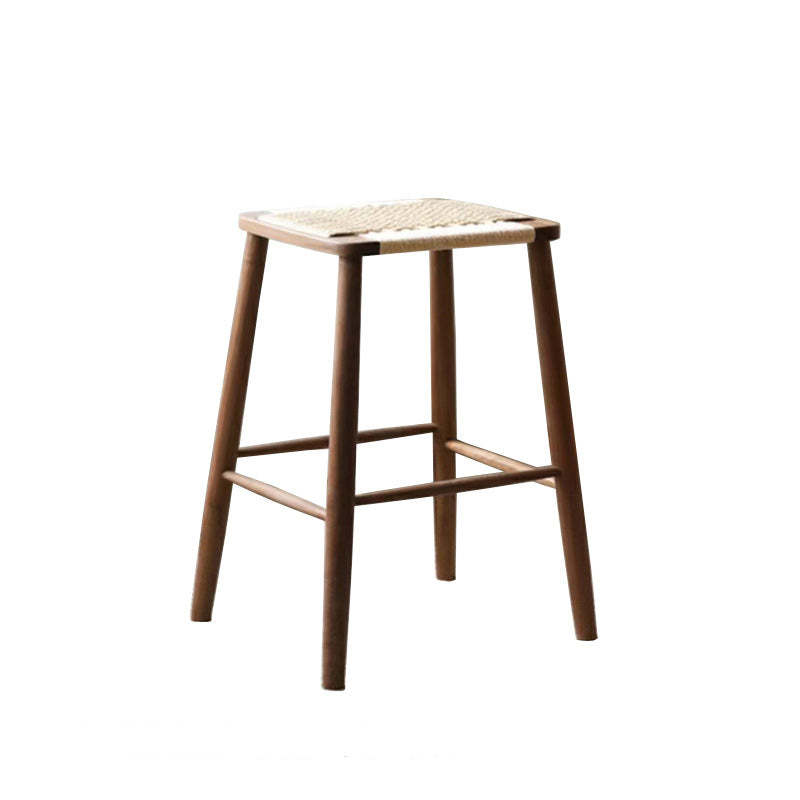 Retro Rope Cherry Wood Dining Chair