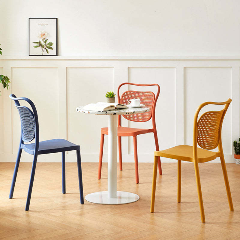 Nordic Macaron Dining Chair — Lotus Pink