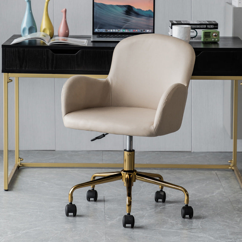 Modern Fabric Stainless Steel Desk Armchair
