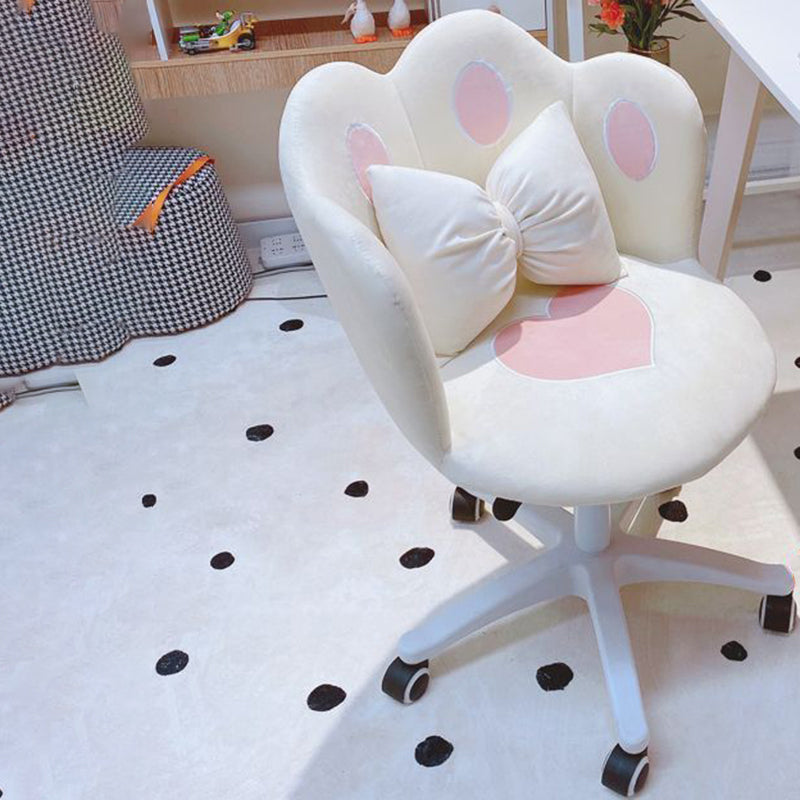 Contemporary Fabric Nylon Vanity Stool