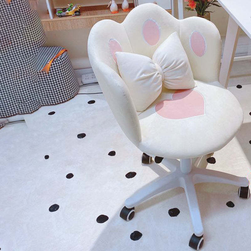 Contemporary Fabric Nylon Vanity Stool