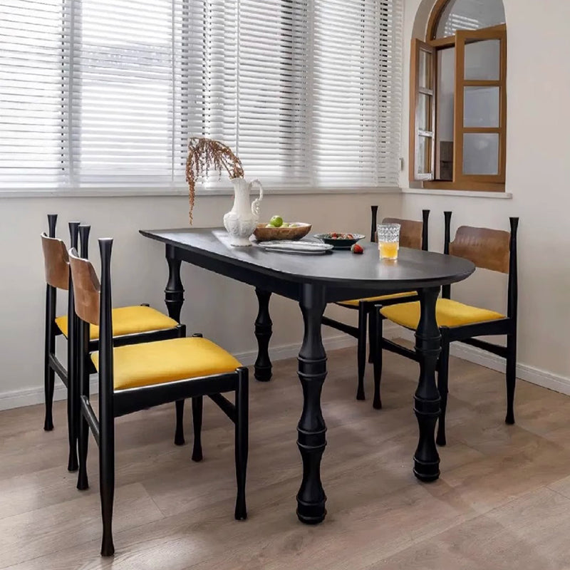 Modern Ash Wood Velvet Dining Chair