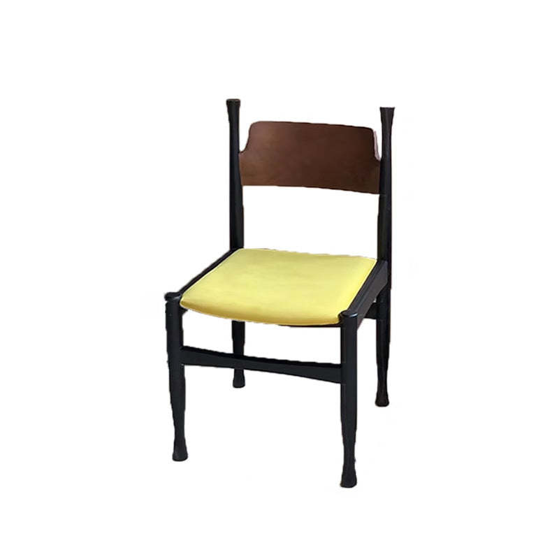 Modern Ash Wood Velvet Dining Chair