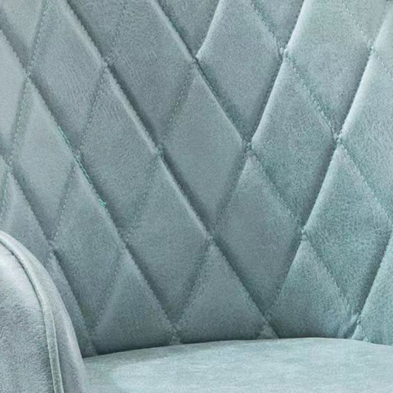 Modern Flannelette Nylon Desk Armchair — Sapphire Blue