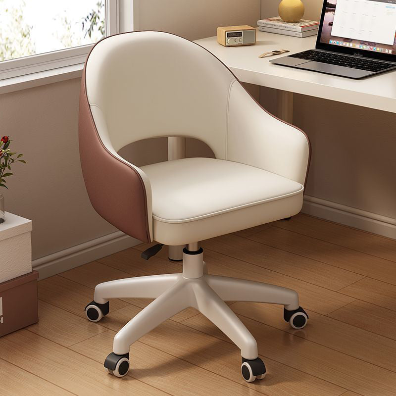 Modern Leather Nylon Desk Armchair