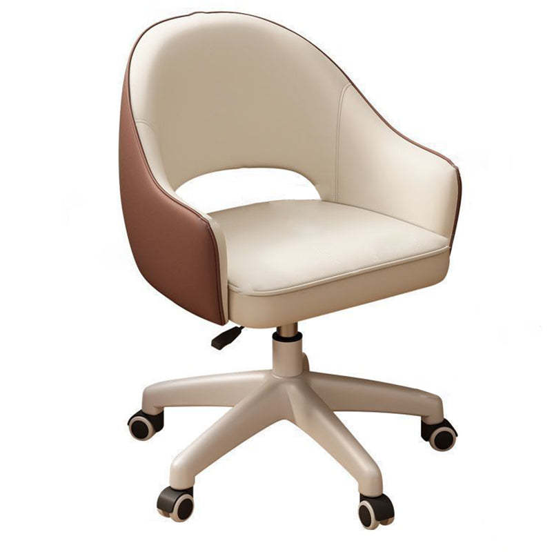 Modern Leather Nylon Desk Armchair