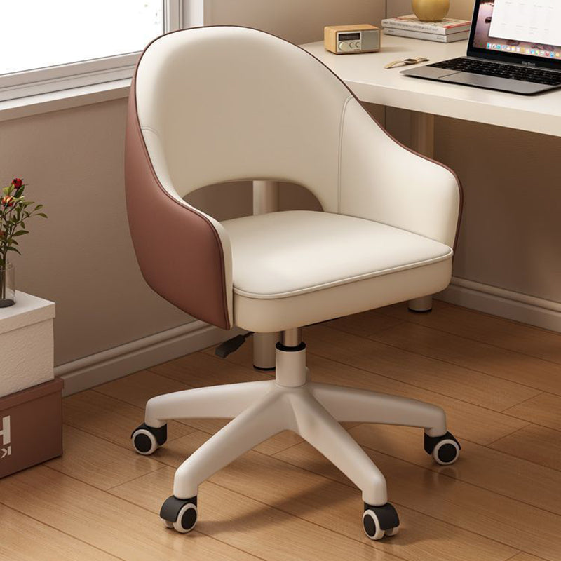 Modern Leather Nylon Desk Armchair