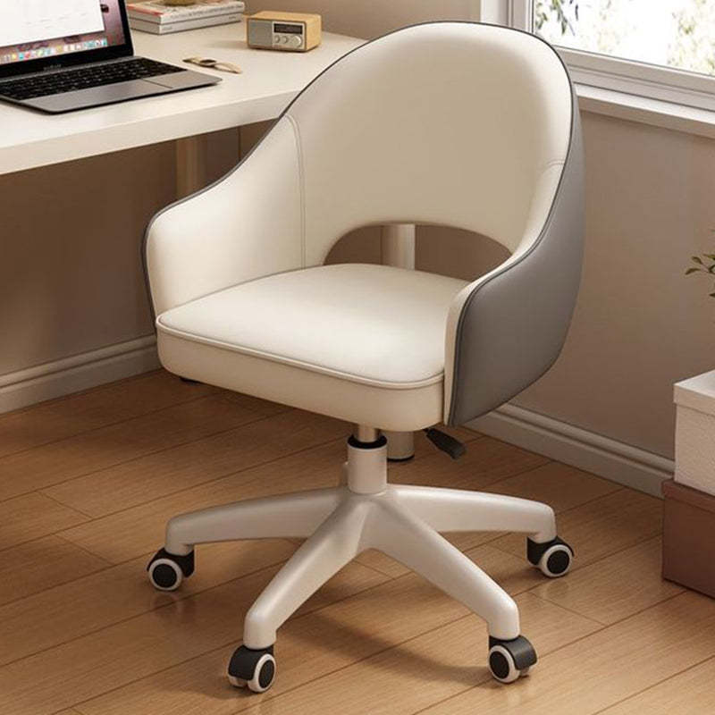 Modern Leather Nylon Desk Armchair