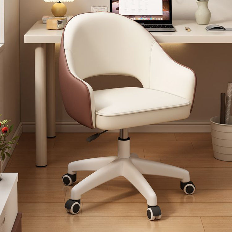 Modern Leather Nylon Desk Armchair