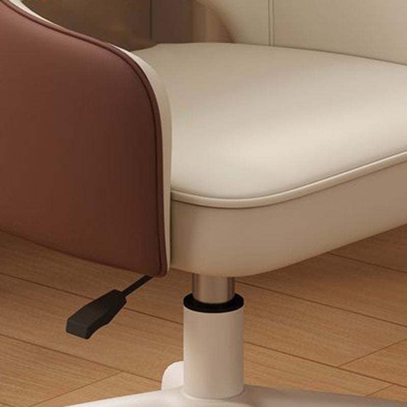 Modern Leather Nylon Desk Armchair