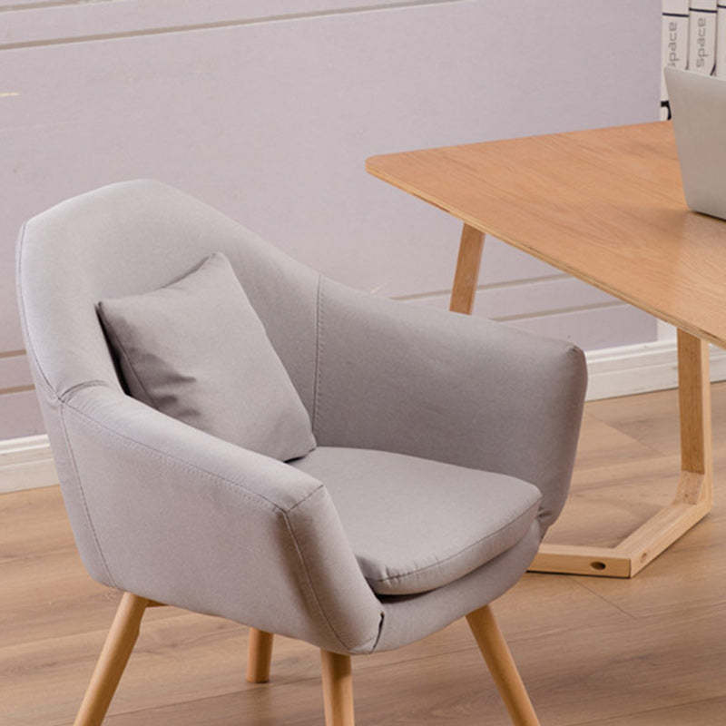 Nordic Cotton Wood Sofa with Armrest