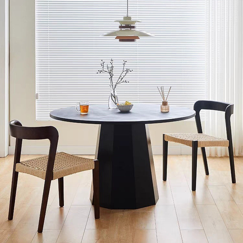 Scandinavian Rope Rubberwood Dining Chair