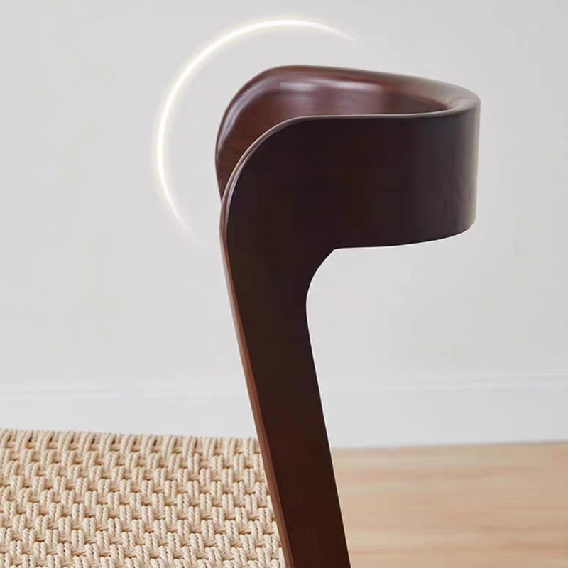 Scandinavian Rope Rubberwood Dining Chair