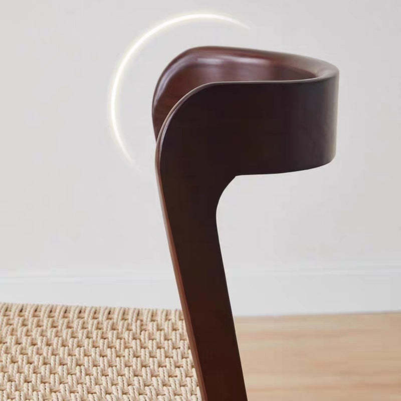 Scandinavian Rope Rubberwood Dining Chair
