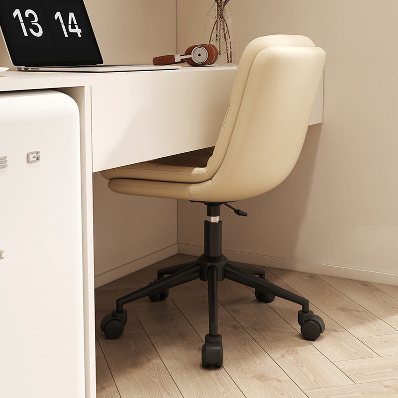 Nordic Leather Steel Desk Chair