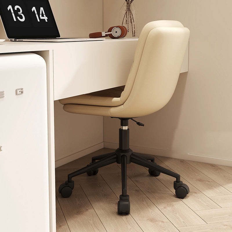Nordic Leather Steel Desk Chair