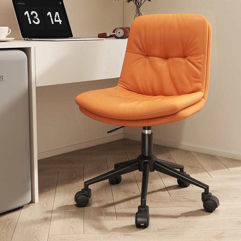 Nordic Leather Steel Desk Chair