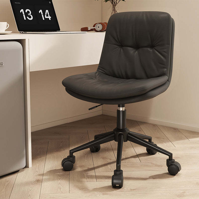 Nordic Leather Steel Desk Chair