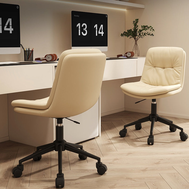 Nordic Leather Steel Desk Chair