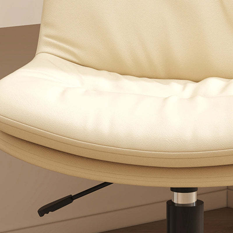 Nordic Leather Steel Desk Chair
