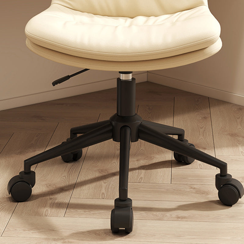 Nordic Leather Steel Desk Chair