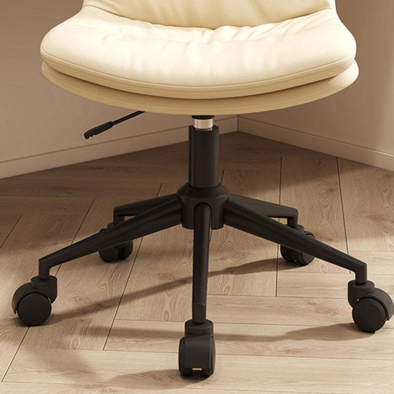 Nordic Leather Steel Desk Chair