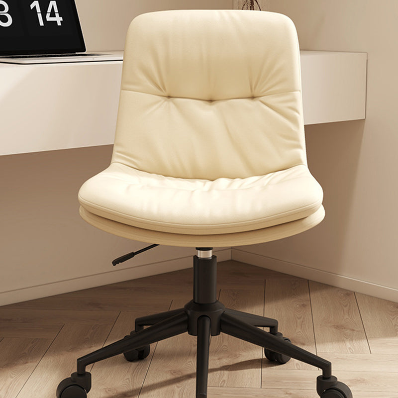 Nordic Leather Steel Desk Chair
