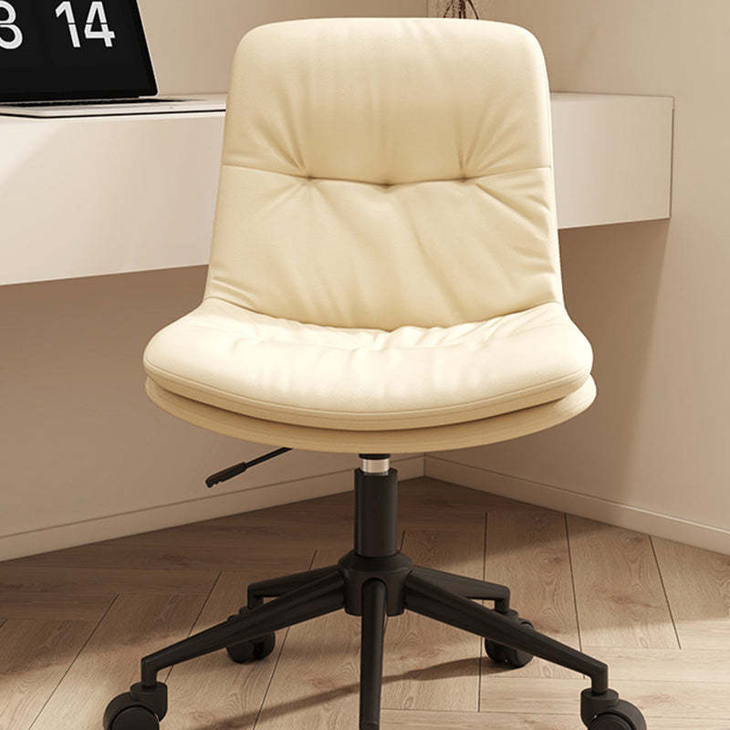 Nordic Leather Steel Desk Chair