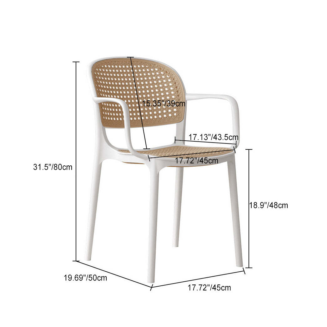 Rattan Plastic Dining Chair