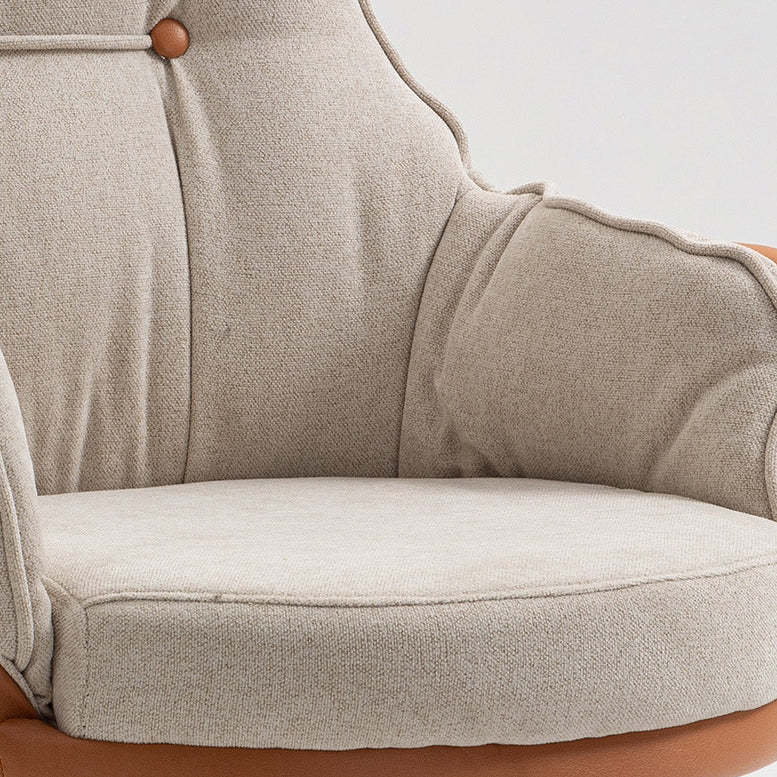 Modern Fabric Leather Steel Desk Armchair