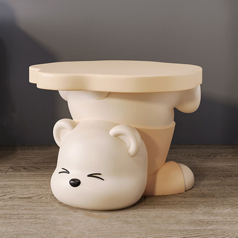 Bear Resin Footstool