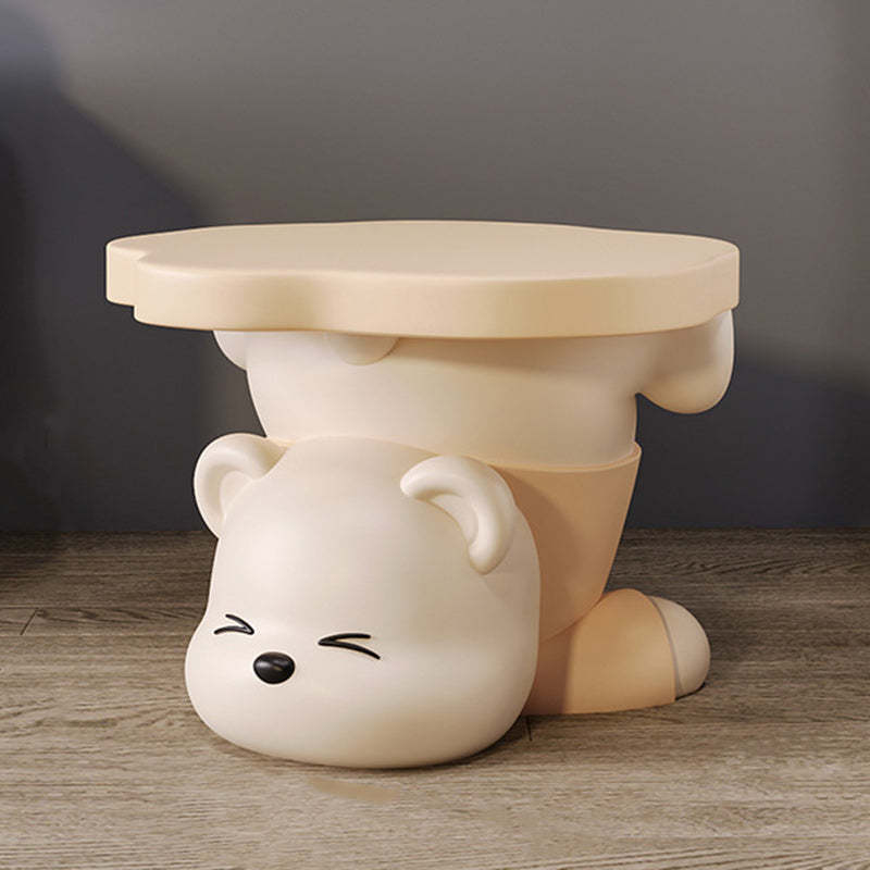 Bear Resin Footstool