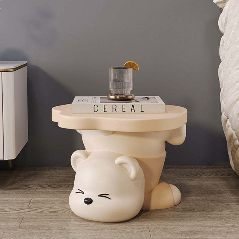 Bear Resin Footstool
