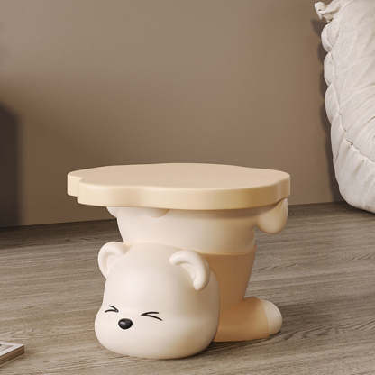 Bear Resin Footstool