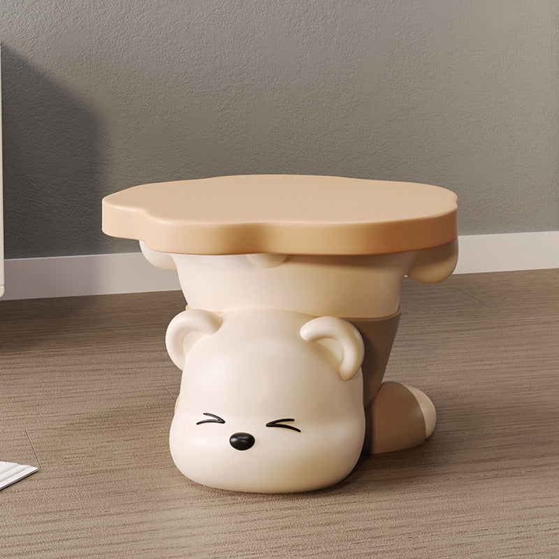 Bear Resin Footstool