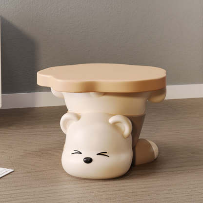 Bear Resin Footstool
