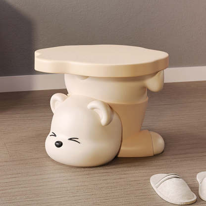 Bear Resin Footstool