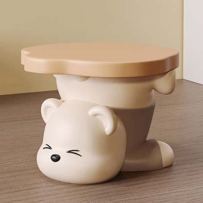 Bear Resin Footstool