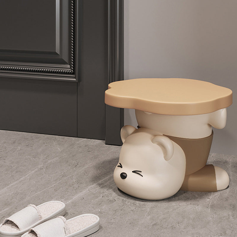 Bear Resin Footstool