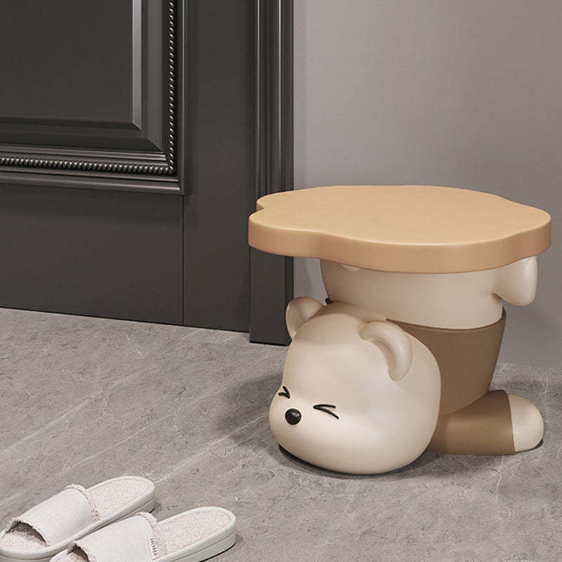 Bear Resin Footstool