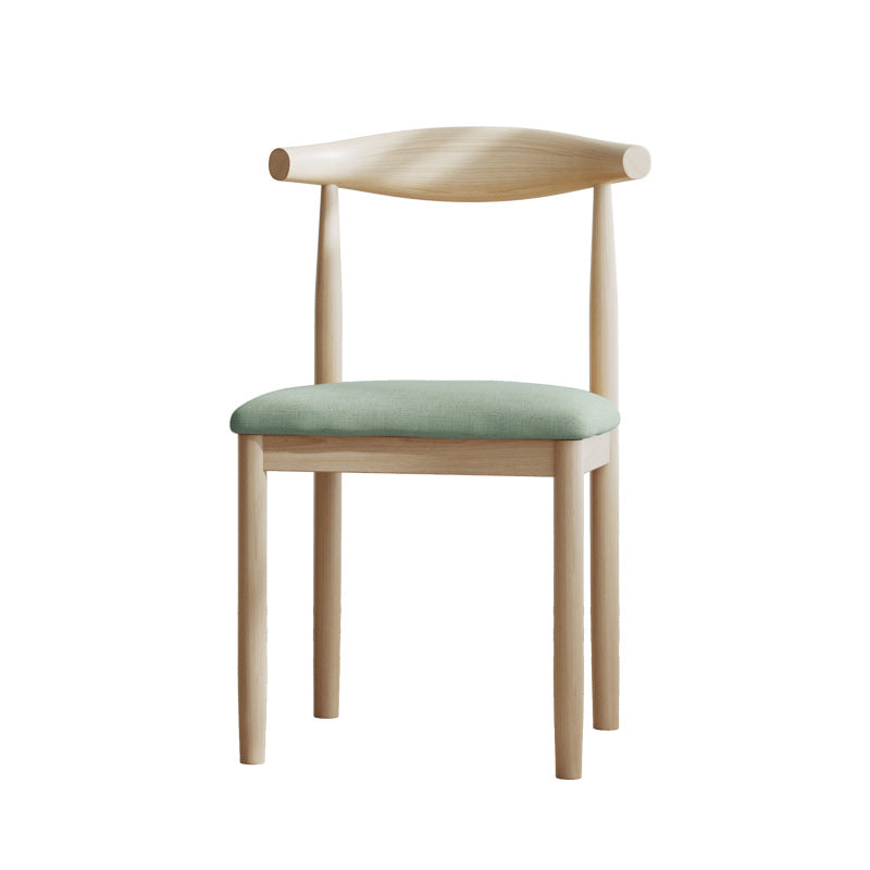Minimalist Cotton Wood Dining Chair