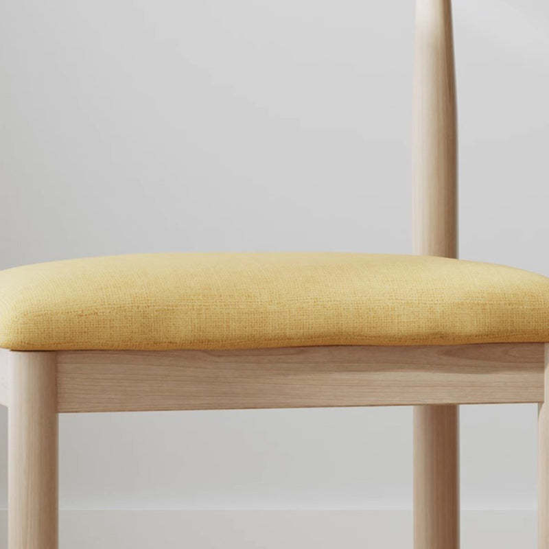 Minimalist Cotton Wood Dining Chair
