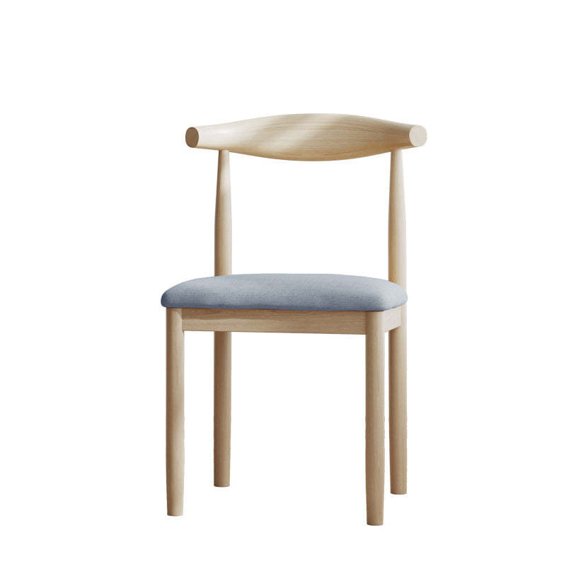 Minimalist Cotton Wood Dining Chair