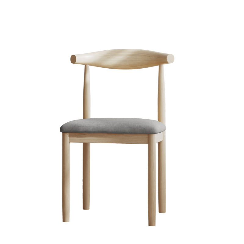 Minimalist Cotton Wood Dining Chair