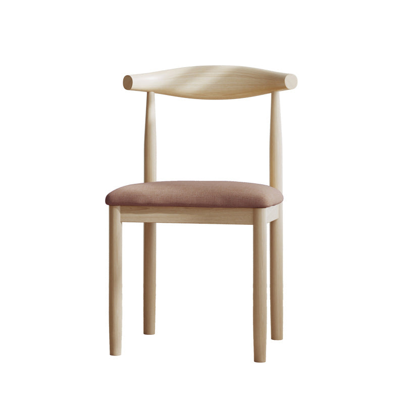 Minimalist Cotton Wood Dining Chair