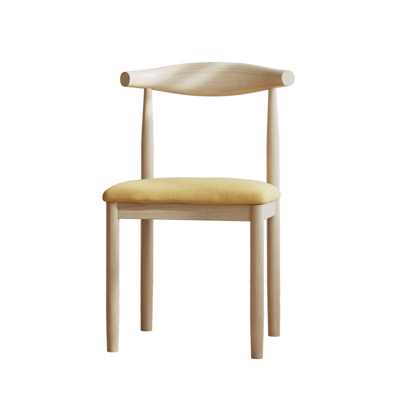 Minimalist Cotton Wood Dining Chair