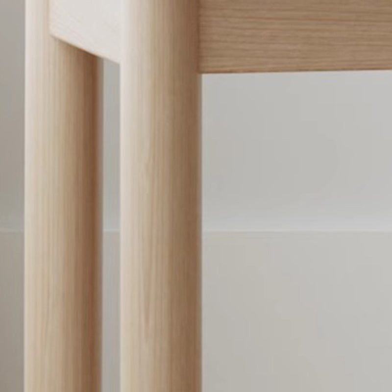 Minimalist Cotton Wood Dining Chair