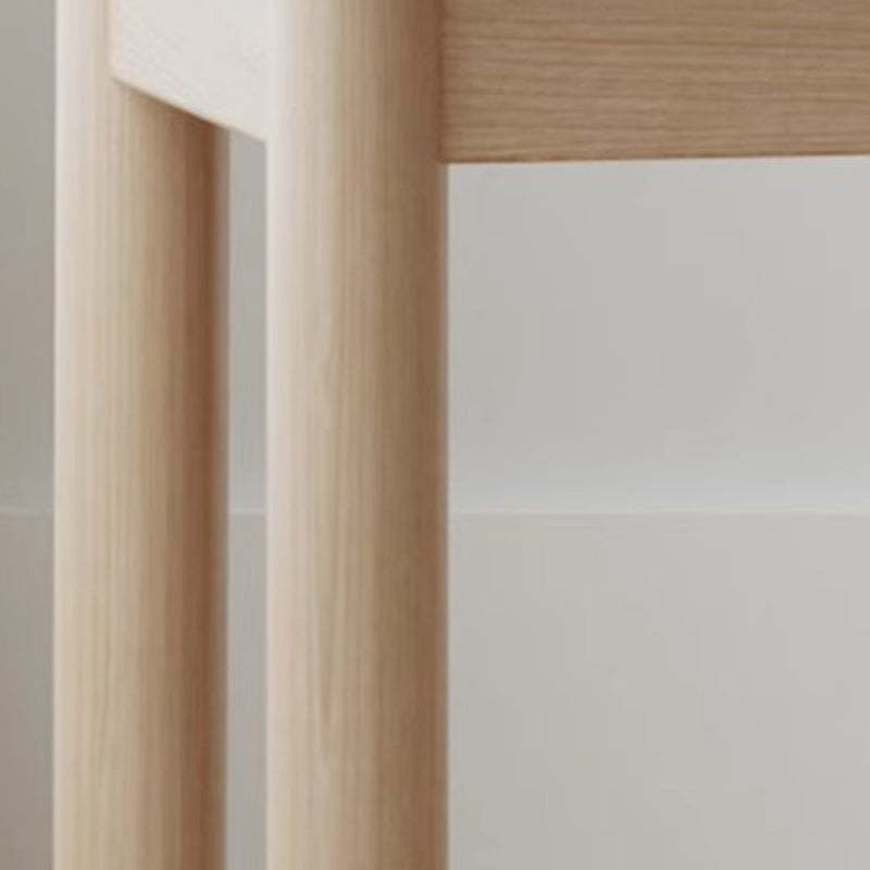Minimalist Cotton Wood Dining Chair