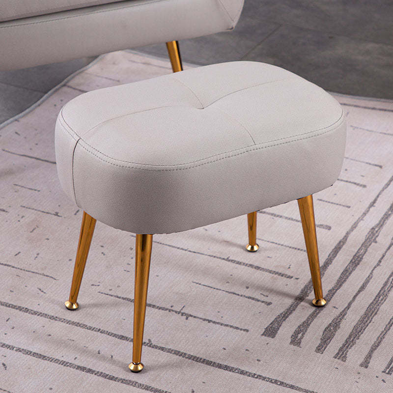Nordic Tech Fabric Steel Footstool