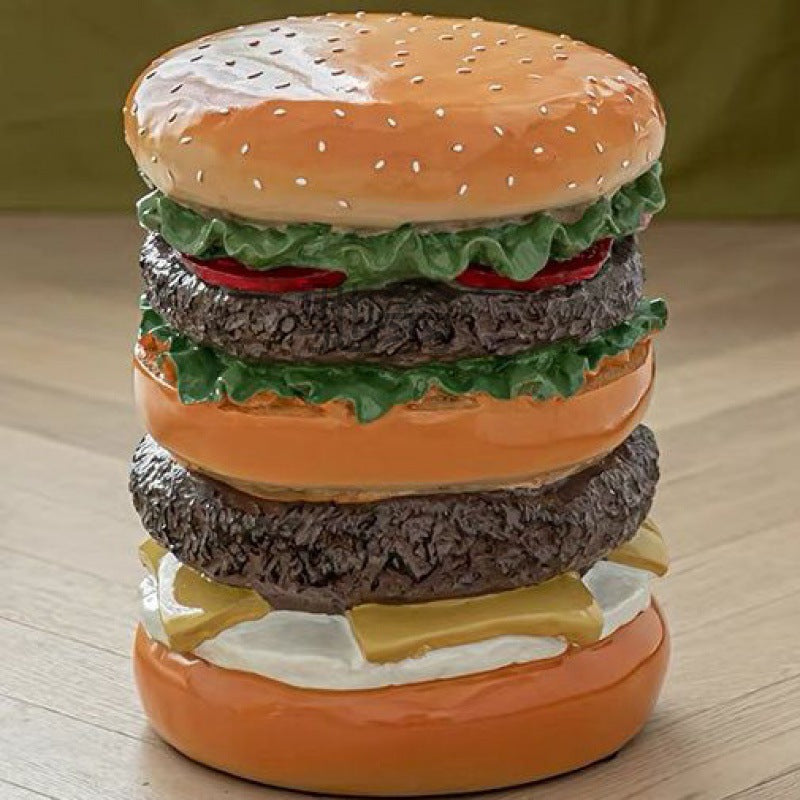 Hamburger Corn Footstool